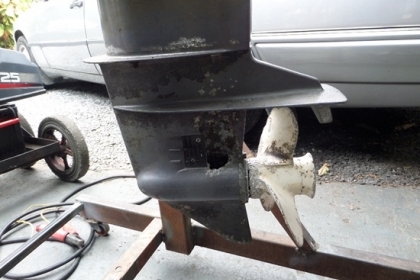 ขาย เครื่องเรือYAMAHA 25 แรง  เครื่องติดง่ายเดินดี ( หางผุ ต้องซ่อมหน่อยครับ ) นำเข้าจากญี่ปุ่น  23,500