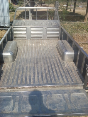 กะบะ สแตนเลส อย่างหนา สวยงามมาก