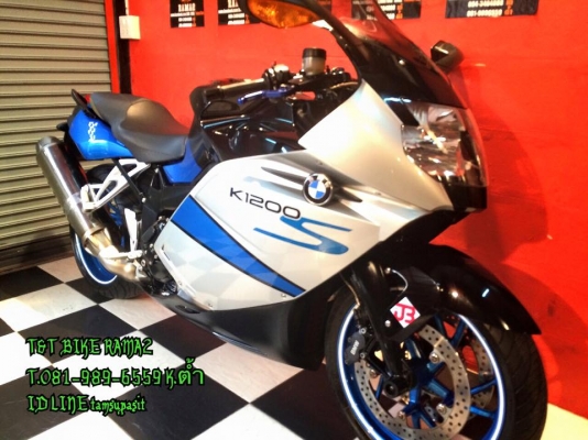 T&amp;T BIKE RAMA2 !!!ขาย!!! BMW K1200s 2007 ABS หล่อมาก (( ทะเบียนแท้ สมอ )) 390000 เท่านั้น !! สภาพรถหล่อมาก ไม่มีล้มแป่ะ ไม่มีอุบัติเหตุมาก่อน !!!