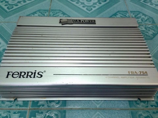 แอมป์4ch FERRIS มือสองสภาพดี แรงๆเสียงดีมาก ขับกลางแหลมชัดๆ ขาย 2250 บาท
