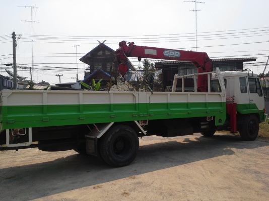 .6 ล้อ MITSUBISHI (รถห้างแท้) ติดเครน UNIC 5 ตัน 4ปอก 3ชัก บูม6เหลี่ยม ท้องV บน-หลัง เครื่อง225แรง โบอินเตอร์ ยาว 7.2 ม. กว้าง 2.4ม. น็อตล้อ8 ยาง 900 ขอบ20 เครื่องดี ยางดี ช่วงล่างใหญ่ ครัทซีใหญ่ ยาวตลอด รถพร้อมใช้งาน ขาย980,000 บาท