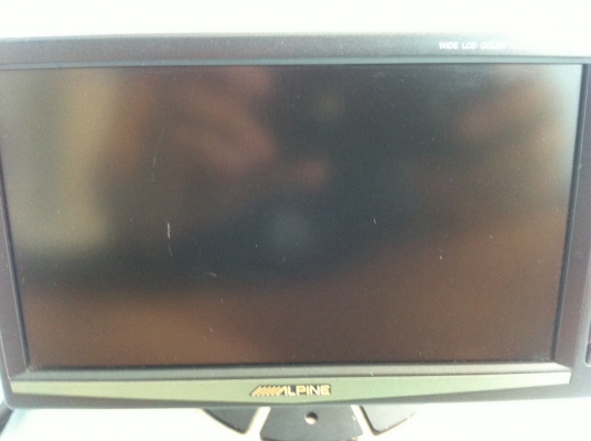 LCD WIDE 6.5นิ้ว Alpine TVE-T760 ภาพสวย คม ชัด มือ 2 ญี่ปุ่น