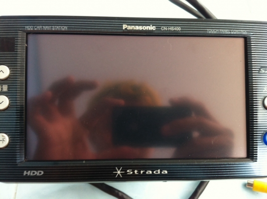 LCD WIDE 7นิ้ว Panasonic CN-HS400 ภาพสีสวยคมชัด จอทัชสกรีน HDD12GB SD camera back มือ2 ญี่ปุ่น