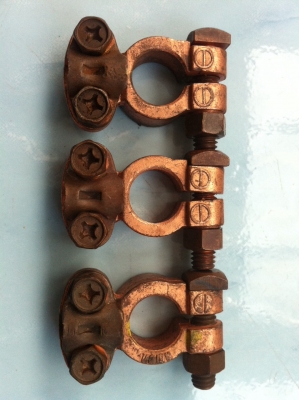 ขั้วแบตลบ ทองแดง มือ2 ญี่ปุ่น