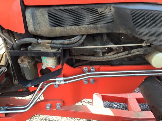 คูโบต้าตามสภาพ รุ่น L4708 พร้อมใบมีดและโรตารี่