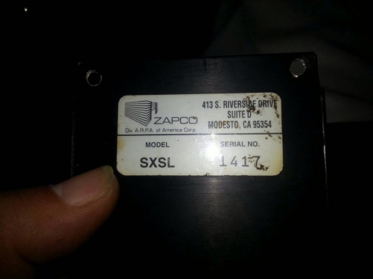 ZAPCO SXSL สวยๆ แท้ๆ ZAPCO SXSL สวยๆ แท้ๆ