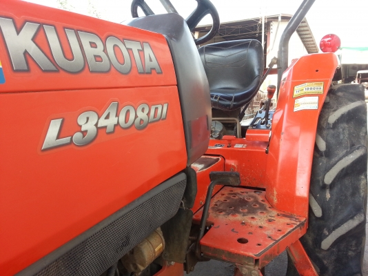 คูโบต้า L3408DI 4WD  ใบมีดช้าง ผานบุก 3 LCS ..พร้อมใช้งาน