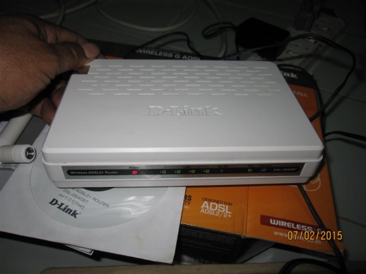 D-Link Wireless G ADSL2 + Router รุ่น DSL-2640BT มี 4 Port