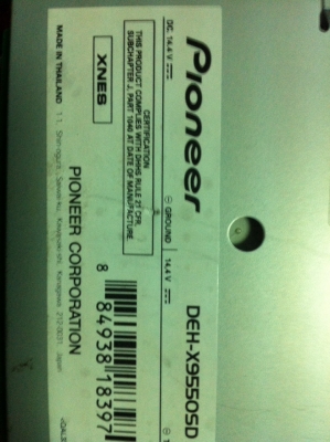 Pioneer -DEH-X9550SD Mp3 CD SD CARD USB 2ช่อง AUX 3ปรีเอ้า FMรับคลื่นไทยได้ครบ พร้อมรีโมท จอกราฟฟิก ไฟ7สี สภาพสวยมากๆๆๆ Pioneer -DEH-X9550SD Mp3 CD SD CARD USB 2ช่อง AUX 3ปรีเอ้า FMรับคลื่นไทยได้ครบ พร้อมรีโมท จอกราฟฟิก ไฟ7สี สภาพสวยมากๆๆๆ