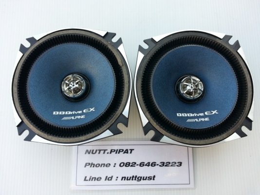 ลำโพง 4 นิ้ว Alpine DDS-122E แกนร่วม มือ2 จากญี่ปุ่น