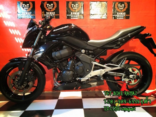 T&amp;T BIKE RAMA2 ด่วนราคาเพียง 149000฿KAWASAKI ER6N 650ABS ปี2011 รถสวย กุญแจแท้2ดอก