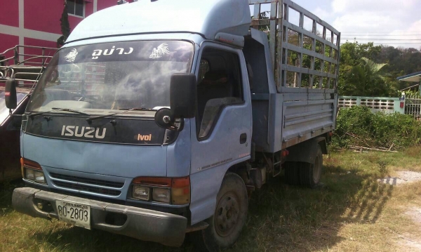 รถดั้มisuzu120ฝาขาวพร้อมใช้งาน. ติดต่อ080-1405528