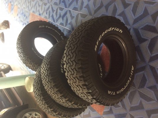 ขายยางbf a/t 265/75/16 สัปดาที่42ปี12 ลงพื้นกลางปี13 ขายยางbf a/t 265/75/16 สัปดาที่42ปี12 ลงพื้นกลางปี13