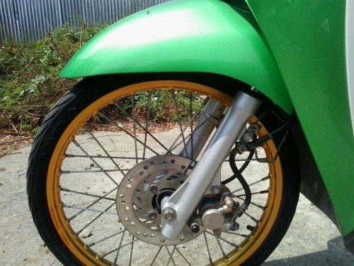 honda scoopy 110i สีเขียวขาว เครื่องเดิม เอกสารครบ 17500