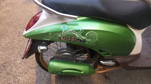 honda scoopy 110i สีเขียวขาว เครื่องเดิม เอกสารครบ 17500