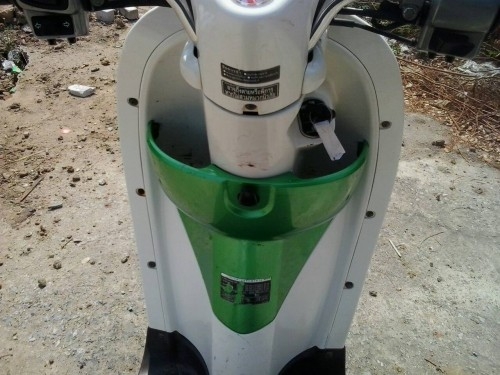 honda scoopy 110i สีเขียวขาว เครื่องเดิม เอกสารครบ 17500