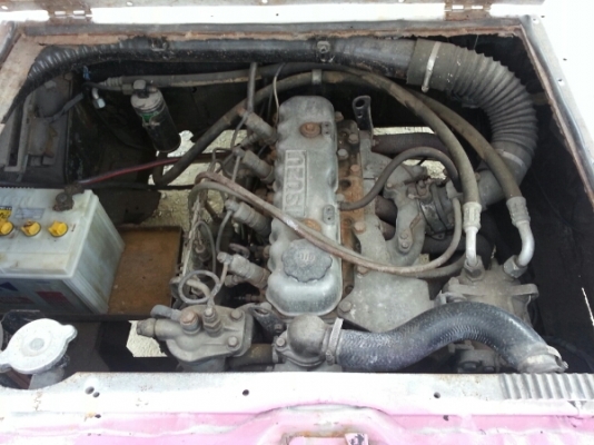 โฟค แตงโม สีชมพู เปิดข้างหลังคาได้ รถขับได้เลย