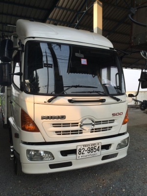 HINO FC4J ปี 51 เครื่องยนต์ 175 แรง กะบะพร้อมคอก ยาว 6.50 เมตร รถสวย สภาพดี พร้อมใช้งาน