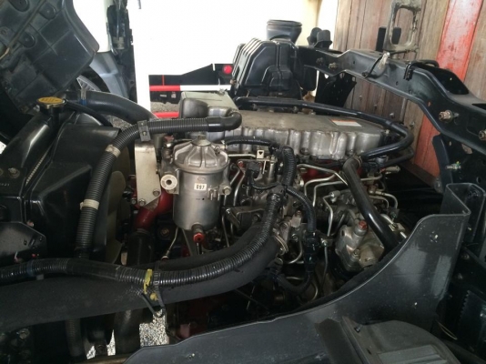 HINO FC4J ปี 51 เครื่องยนต์ 175 แรง กะบะพร้อมคอก ยาว 6.50 เมตร รถสวย สภาพดี พร้อมใช้งาน