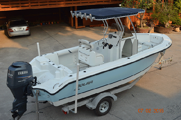Polar 2100cc, 150 Yamaha 4 Stroke, new trailer and T Top