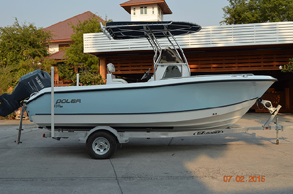 Polar 2100cc, 150 Yamaha 4 Stroke, new trailer and T Top