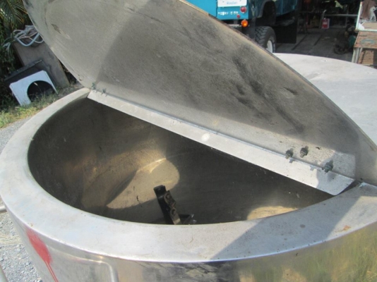 ถังเก็บ ถังพัก ถังผสม ถังนำสเตนเลส พร้อมกลไก