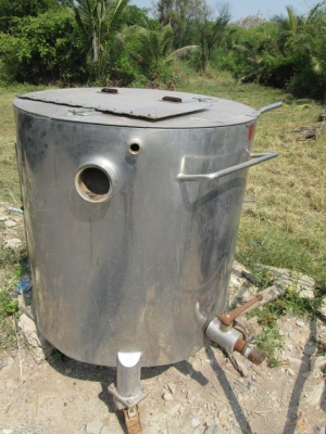 ถังเก็บ ถังพัก ถังผสม ถังนำสเตนเลส พร้อมกลไก