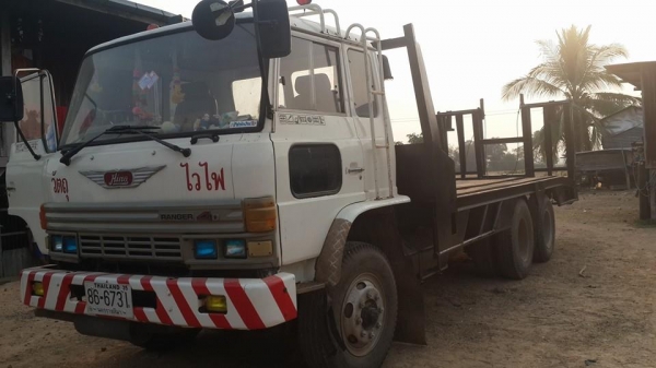 ขาย10ล้อเทรลเลอร์ หางลากรถเกี่ยว HINO 185 HO7C สภาพพร้อมใช้งานแพต่อใหม่เหล็ก ไอดรีม แชชซีสวยเครื่องดี ทิ๊ฟฟี่ เพาเวอร์ ยางดี พร้อมลุยงาน
