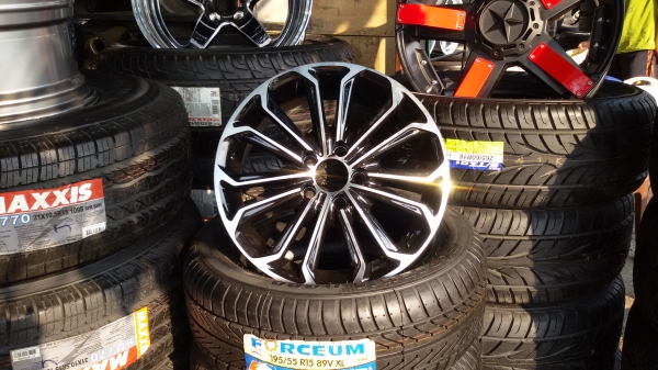 ขายล้อใหม่ขอบ15 5รู100ชุดละ9000