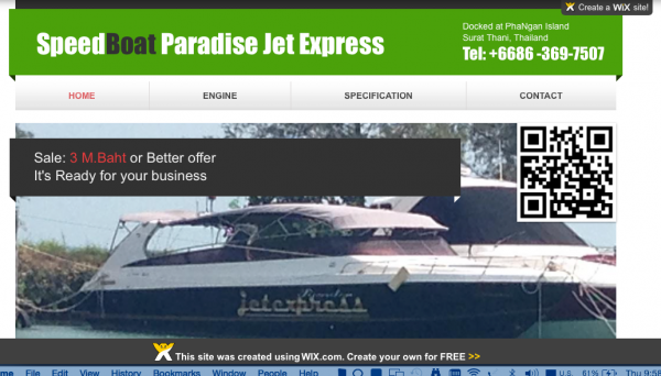 ขาย Speed Boat  51 ที่นั่ง