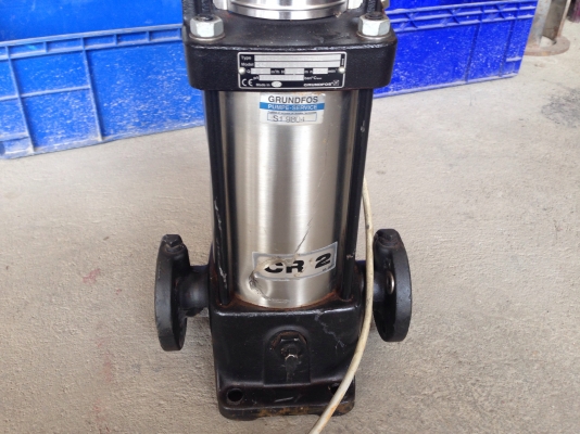 ขายปั้มน้ำแบบตั้งแรงดันสูง Grundfos 2HP. 380V CR-2 สภาพสวย วิ่งนิ่ม พร้อมใช้งาน