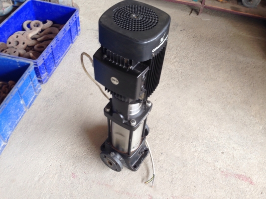 ขายปั้มน้ำแบบตั้งแรงดันสูง Grundfos 2HP. 380V CR-2 สภาพสวย วิ่งนิ่ม พร้อมใช้งาน