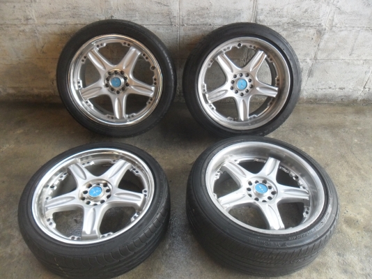 ล้อแม็ก 18นิ้ว 5รู100/114 พร้อมยาง สวยๆ 4 ล้อ ราคา 8900 บาท