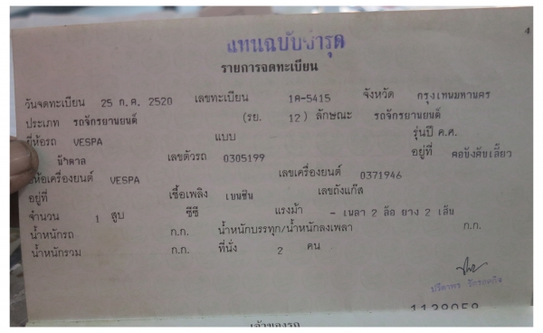 Vespa Sprint V ค.ควาย Vespa Sprint V ค.ควาย