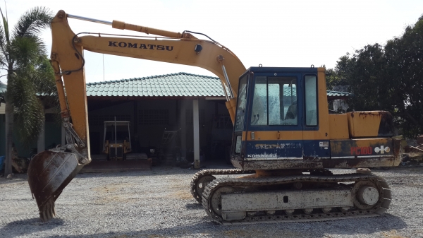 PC 100-3 เก่าญี่ปุ่นสวย ราคาไม่แพงเครื่องดีจริง ปั้มดี โซ่หนา ทำงานดีมากๆ