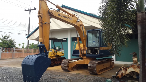 PC 100-3 เก่าญี่ปุ่นสวย ราคาไม่แพงเครื่องดีจริง ปั้มดี โซ่หนา ทำงานดีมากๆ