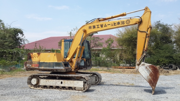 PC 100-3 เก่าญี่ปุ่นสวย ราคาไม่แพงเครื่องดีจริง ปั้มดี โซ่หนา ทำงานดีมากๆ