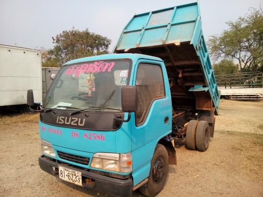 6 ล้อสั้น ดัมพ์  ISUZU  NKR  110 แรงม้า  *ยาว 3.00 ม.*  รถสวยเดิม ตามสภาพ+สภาพพร้อมใช้งาน * รถห้างแท้ * มีเล่มพร้อมโอน *