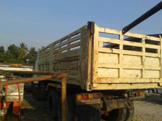 ขายรถบรรทุกสิบล้อดัมพ์ MITSUBISHI เครื่อง 6D16-195 แรง 2 เพลา 10 เกียร์ เบรคใหญ่ เพลาบุ๋ม กระบะดัมพ์สามมิตร