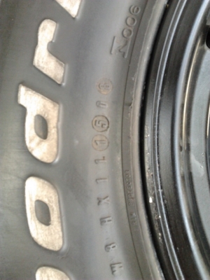 TE37 + BF All 265/75/16 สภาพดี พร้อมใช้งาน 1ชุด