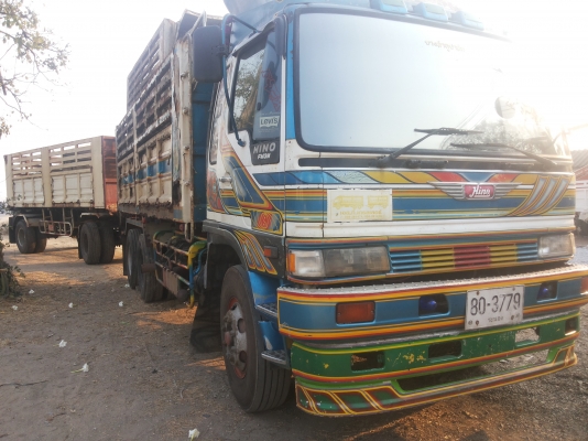 Hino FM3M 360 ดั้ม + ลูกพ่วง 2 คาน ดั้ม รถพร้อมใช้งาน ราคาถูก