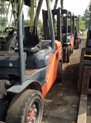 +++ ขายโฟล์คลิฟท์  TOYOTA 8FD35J  ขนาด  3.5  ตัน  เครื่องยนต์ดีเซล  เกียร์ออโตเมติค   (รถสภาพดี  พร้อมใช้งาน  ราคาถูกครับ  มี  3  คันครับ)