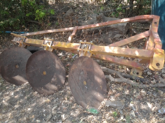 ขายตามสภาพ พาน3ใบ24นิ้วสภาพสวยติดมากับรถไถ50แรงคูโบตายีห้อCCTลดเหลือ22500บาท