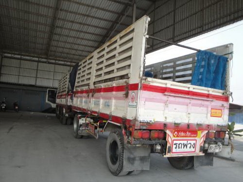 ขายรถพ่วง HINO MEGA 260 Euro2 แม่ 2 คานหน้า ปี 2546