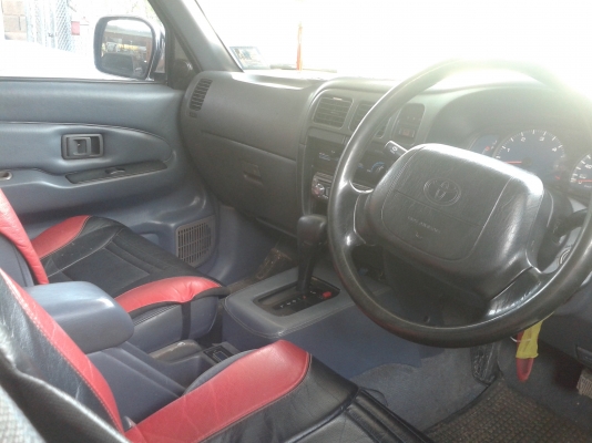 รถกระบะ 4 ประตูTOYOTA TIGER ปี2000 เกียร์ออโต้ ดีเซล ราคา 165,000 บ.