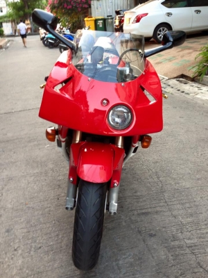 CBR400 ทำ Proarm โช๊ค Up side down