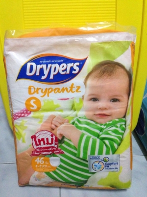 ผ้าอ้อมเด็ก Drypers ไซส์ S แบบกางเกง ราคาถูก