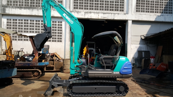 ขาย รถขุด KOBELCO รุ่น SK035 แทร็กเหล็กสวย นำเข้า มือสองญี่ปุ่น คอนโทรลสั้น ปั้มนิ้ว ทำงานไว มือถือ/LINE ID :0818753444 ขาย รถขุด KOBELCO รุ่น SK035 แทร็กเหล็กสวย นำเข้า มือสองญี่ปุ่น คอนโทรลสั้น ปั้มนิ้ว ทำงานไว มือถือ/LINE ID :0818753444