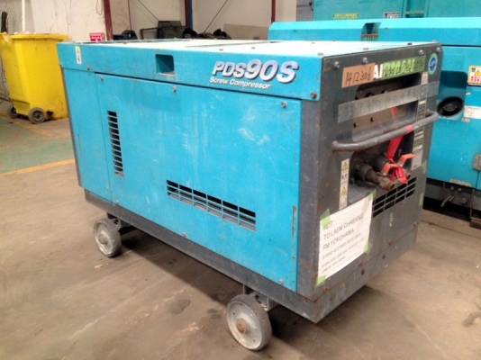 เครื่องปั๊มลม Airman PDS90S #71-5B12570 (90 cfm) มีล้อเคลื่อนที่ได้ Compressor สนใจโทร. 080-6565422 (หนิง)