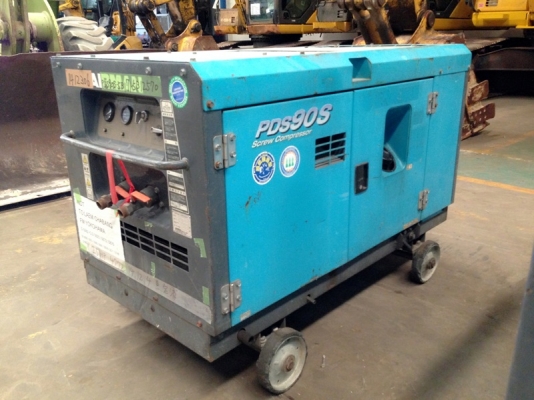 เครื่องปั๊มลม Airman PDS90S #71-5B12570 (90 cfm) มีล้อเคลื่อนที่ได้ Compressor สนใจโทร. 080-6565422 (หนิง)